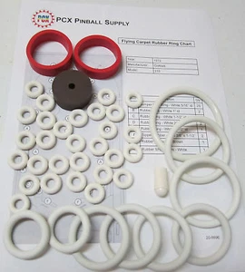 Kit de anillo de goma pinball alfombra voladora 1972 - Imagen 1 de 1