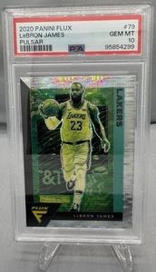 2020 Panini Flux Pulsar Prizm Lebron James Lakers PSA 10 Gem Mint #79 - Picture 1 of 2
