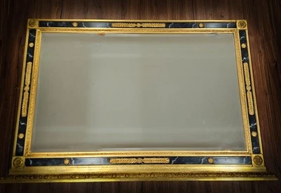 Espejo Bevele Regency Trumeau 40"x60" Antiguo Dorado/Negro Imitación Mármol (INDY-P/U) Foto 1 de 4