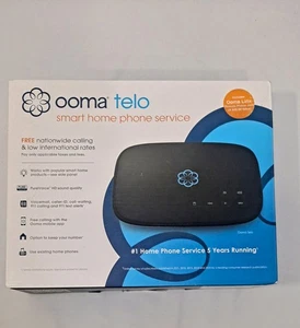 Ooma Telo Free Smart Home Phone Service Plus Ooma Linx Zdalne gniazdo telefoniczne - Zdjęcie 1 z 7