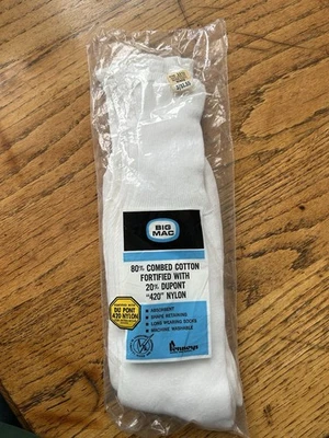 Calcetines de trabajo Big Mac vintage años 50 60 Deadstock algodón DuPont nuevos de stock Foto 1 de 4