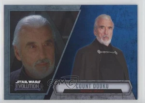 2016 Star Wars Evolution Blue Lightsaber Count Dooku Political Idealist #96 2k3 - Picture 1 of 3