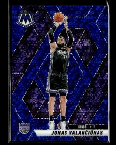 Jonas Valanciunas 2024-25 Panini Mosaic Basketball Fast Break Blue Mosaic 52/85 - Picture 1 of 2