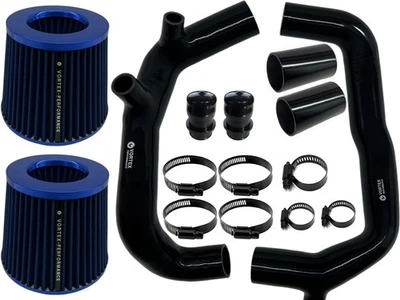 for BMW 335i 335Xi 335is 535i 535Xi 1M 135i Z4 35i 35is inlets 2" BLACK BLAF V3 - Image 1 of 4