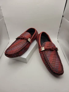 Franco Cuadra rot/blau Herrenschuhe Größe 8-8,5 Maße - Länge innen 10,5 Zoll - Bild 1 von 12