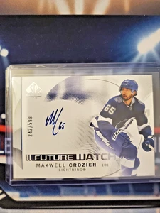 Maxwell Crozier 2024-25 SP Authentic #121 Future Watch Horizontal Auto RC /599 - Picture 1 of 2