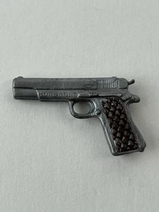 Vintage GI Joe Colt 45 Pistol Hand Gun Military Police Accessory Toy Hong Kong - Picture 1 of 4