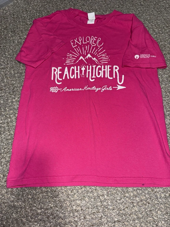 AHG Explorer Class B Pink T Shirt Youth Large - Image 1 of 1