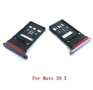 For Huawei Mate 20 X Dual Sim Card Tray Slot Holder Black / Blue / Silver UK - Picture 1 of 1