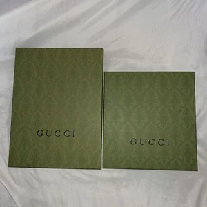 Authentic Gucci Box Set 2 Medium Size With Original Tissue - Picture 1 of 8