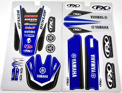 Factory Effex Trim Fenders Forks Graphics Yamaha YZ 125 250 YZ125 YZ250 93-01 - Image 1 of 2