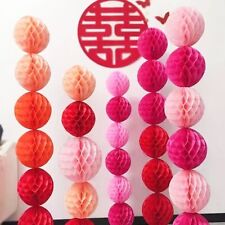 Best Wishes Paper Honeycomb Ball Lantern Party Pendants Lantern  Wedding