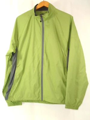 Outer Boundary Lightweight Windbreaker Golf Athletic Green Gray Men's L - Image 1 of 4