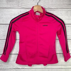 Adidas Hot Pink Zip Up Jacket 5 * - Picture 1 of 9