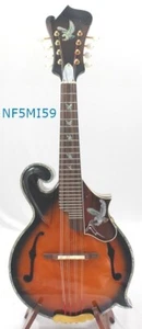 Alulu F5 style Mandolin Solid Mango wood & Spruce top, eagle inlaid, NF5MI59 - Picture 1 of 7