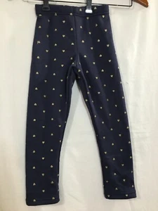 NWT Carter's Cozy Fleece Leggings Girls Navy Hearts many sizes - Picture 1 of 4