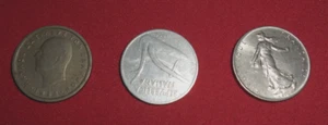 3 Münzen France , Italien, Apaxmai Sammelmünzen aus Nachlass - Bild 1 von 3