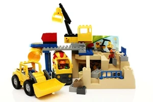 Lego DUPLO Town Construction Set 5653 Stone Quarry 99% complete + instr. 2010 - Picture 1 of 6