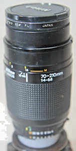 Nikon AF Nikkor 70-210mm 1:4-5.6 D Lens – Made in Japan – DSLR Telephoto - Picture 1 of 5