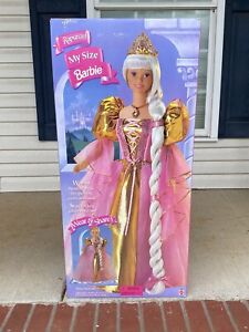 Vintage 1997 MATTEL My Size Barbie "Rapunzel" NEW In Original Box