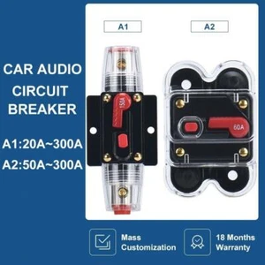 Circuit Breaker Car Truck Battery DC 12V-150A Audio Fuse Holder Self-recovery - Picture 1 of 12