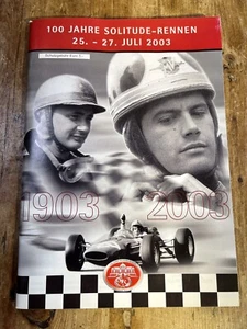 100 Jahre Solitude-Rennen Souvenir Programm 25.-27. Juli 2003 - Bild 1 von 8