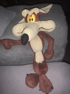 Boots Looney Tunes Wile E Coyote Soft Toy 13” Children’s Cartoon Plush VGC - Picture 1 of 3