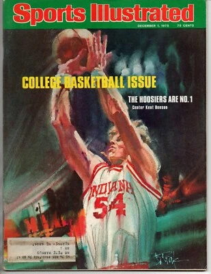 Sports Illustrated December 1 1975 Kent Benson Indiana Hoosiers College Preview Foto 1 de 3