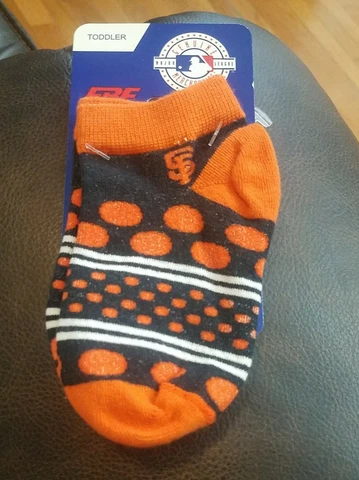 San Francisco SF Giants MLB FBF MLB baseball Socks *Toddler Size 3-8 Cover