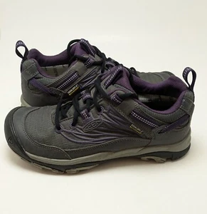 Womens Keen Saltzman WP Low Outdoor Magnet Purple Hiking Shoes 1013225 Size 7 - Picture 1 of 7