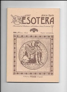 ESOTERA bimestrale di tradizione e di cultura psico-esoterica 1987 - Foto 1 di 3