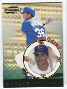 1999 Pacific Invincible Carlos Beltran #70 Rookie Kansas City Royals - Picture 1 of 2