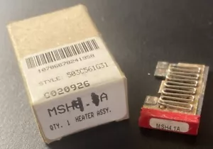 Cutler-Hammer MSH4.1A Thermal Overload Relay Heater Assembly 4.1 Amp MSH4-1A - Picture 1 of 5