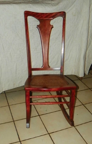 Cherry Caned Sewing Rocker / Rocking Chair (JLC-R150) Cover