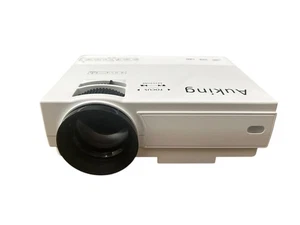 AuKing Mini Tragbarer Projektor HDMI, USB, VGA, AV, TVbox, Laptop 1080p unterstützt - Bild 1 von 4