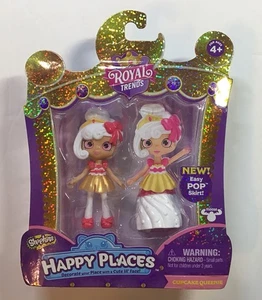 Shopkins Happy Places Royal Trends ⭐ Cupcake Queenie⭐Figura con accessorio ~NUOVO~ - Foto 1 di 6