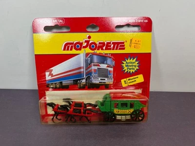 Juego de figuras de caballo de Kansas City de metal fundido a presión Majorette Western Coach 326 Foto 1 de 4