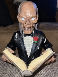 Busto de estatua Spirit Halloween Exclusive Tales From The Crypt Keeper 9,5" en muy buen estado - Imagen 1 de 7