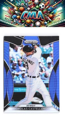 2019 Panini Prizm #93 Nicholas Castellanos Blue Prizm - Image 1 of 2