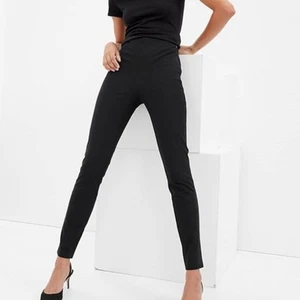 GAP Skinny Ankle Side Zip High Rise Black Slacks Career Office NEW Womens Pant 8 - Picture 1 of 10