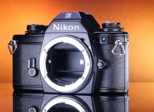 Nikon EM SLR 35mm Film Camera Black Body #6286213 - Picture 1 of 7