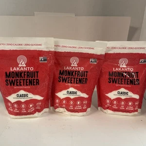Lakanto Classic Monk Frucht Süßstoff Zuckerersatz 16 Unzen Dreier Pack Ablaufdatum 03/2027 - Bild 1 von 5