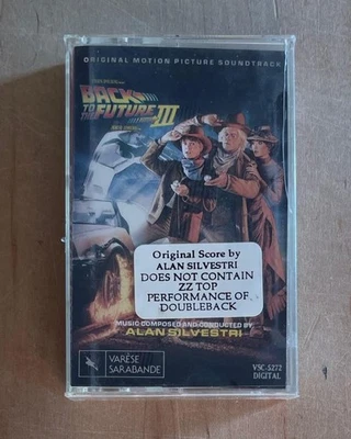 BACK TO THE FUTURE III 1990 New Sealed Audio Cassette Soundtrack Alan Silvestri - Image 1 of 4