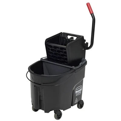 Rubbermaid Commercial FG1863896 35 qt. Combo de prensa lateral WaveBrake 2.0 - BK Nuevo Foto 1 de 4
