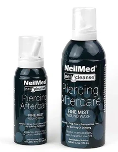 NeilMed NeilCleanse Piercing Cuidado Posterior Niebla Fina 2.7 fl oz - 6.3 fl oz - Imagen 1 de 1