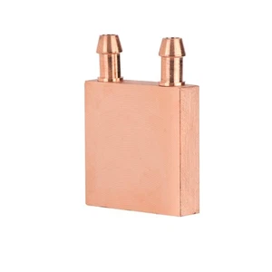 .›Copper Water Cooling Block For Graphics GPU Head CPU 40 * 40 * 10mm - Picture 1 of 22