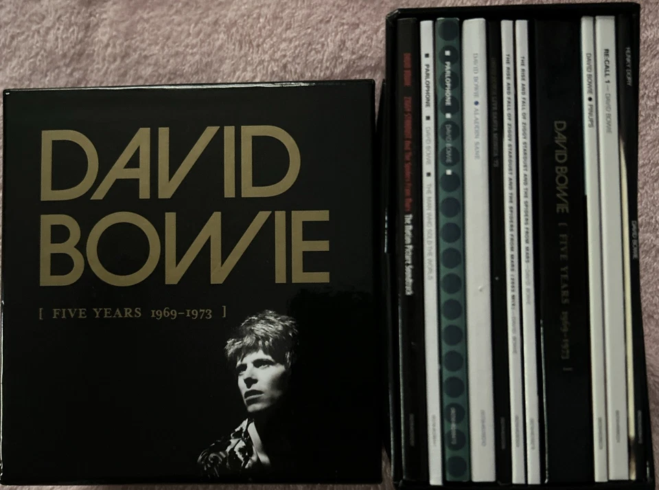 Five Years 1969-1973 by David Bowie (CD box, 2015) Gold Discs  - Image 1 of 2