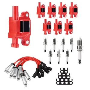 E893 Ignition Coil+Spark Plug+Wire Replace Part For Buick/Cadillac/Chevrolet/GMC - Picture 1 of 13
