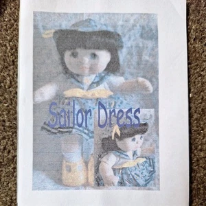 My CHILD DOLL SAILOR DRESS PATTERN - Picture 1 of 5