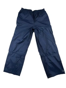 Pantalones deportivos Nike XL forrados azules de calentamiento con cremallera inferior - Imagen 1 de 13